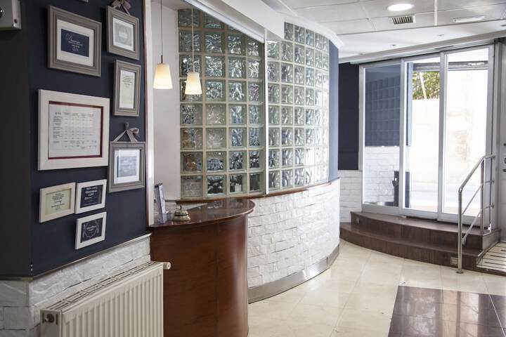 Interior entrance