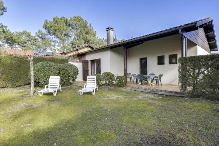 Maison T3 avec jardin terrasses, proche plage - calme - 6 pers, Biscarrosse - FR-1-521-68