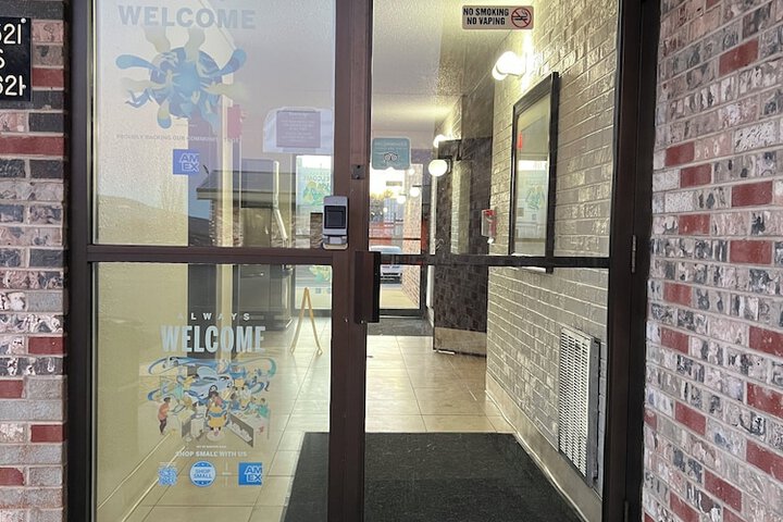 Interior entrance