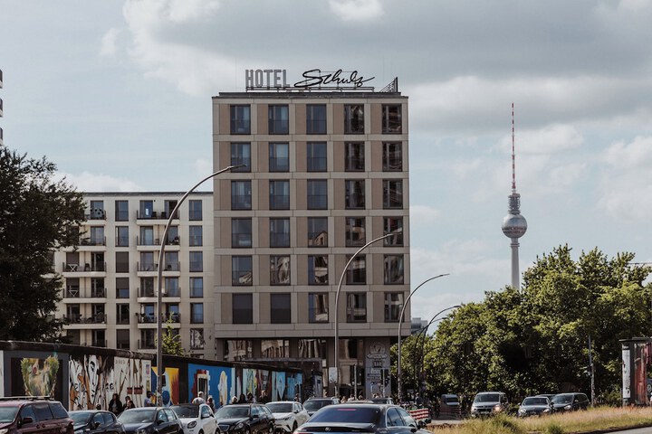 Schulz Hotel Berlin Wall at the East Side Gallery in Berlin