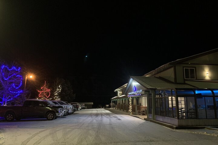 Front of property - evening/night