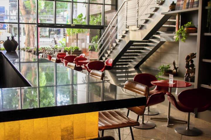 Lobby sitting area