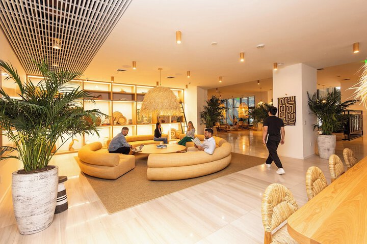 Lobby sitting area