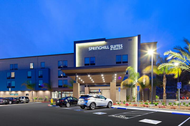 Front of property - evening/night