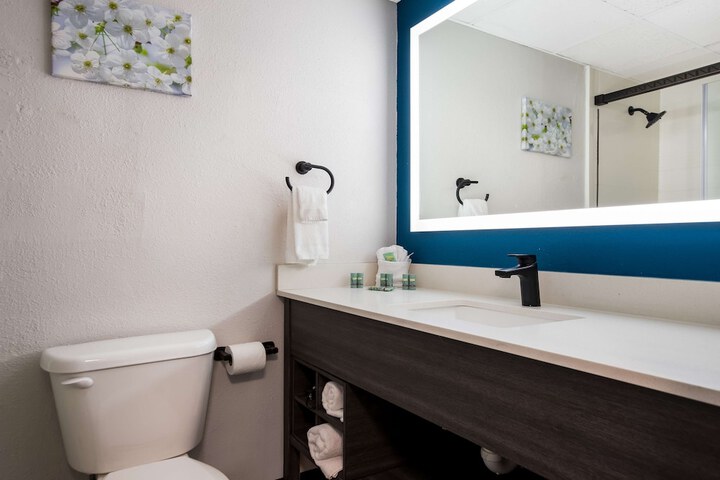 2 Queen Beds High Speed Internet Accessible Microwave and Refrigerator, Coffee Maker Iron and Ironing Board Hairdryer Continental Breakfast (9 of 15)