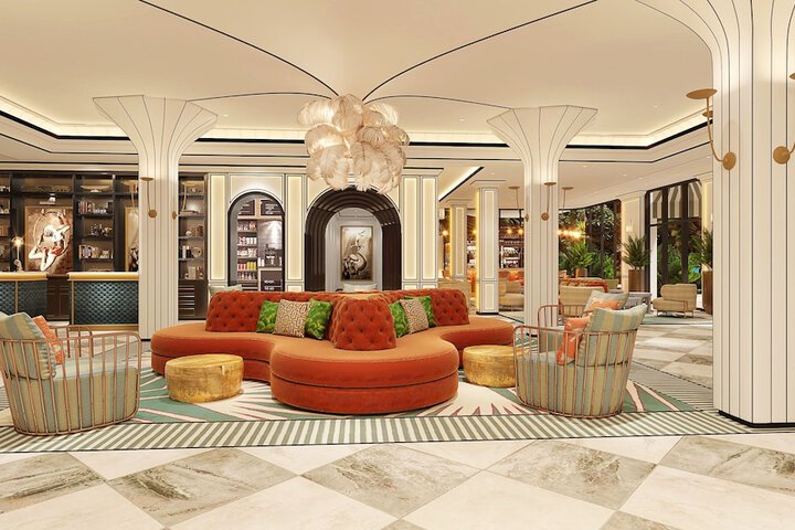 Lobby sitting area
