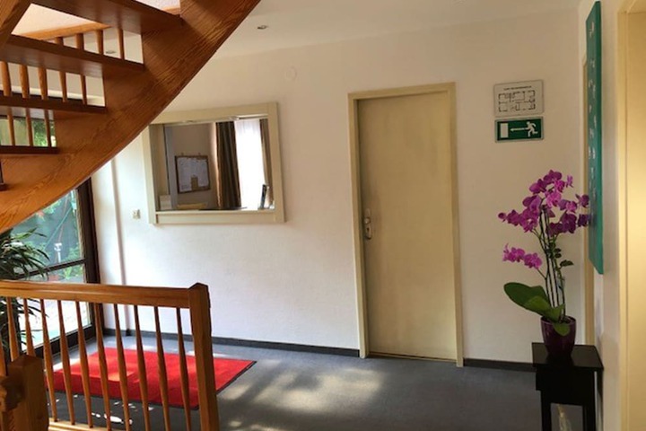 Interior entrance