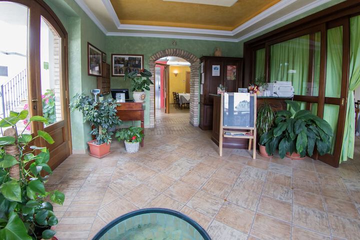 Interior entrance