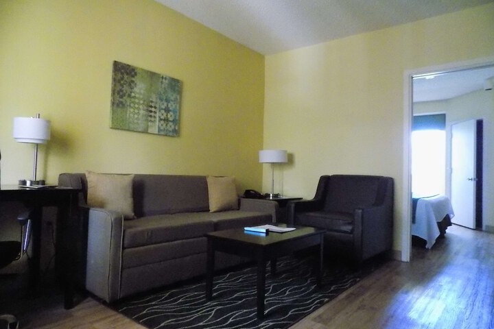 Suite 1 King Bed Mobility Accessible Roll in Shower Sofa Bed Full Breakfast (4 of 23)