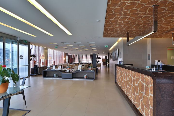 Interior entrance