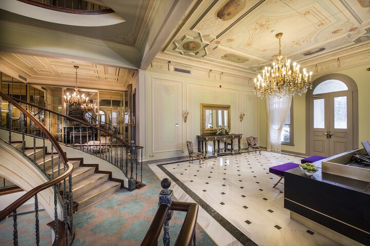 Interior entrance