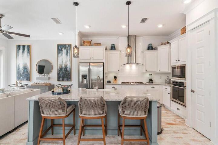 Image of 30A Top Rated! Heated Resort Pool+Golf Cart+Bikes+Bunks+Beach Gear