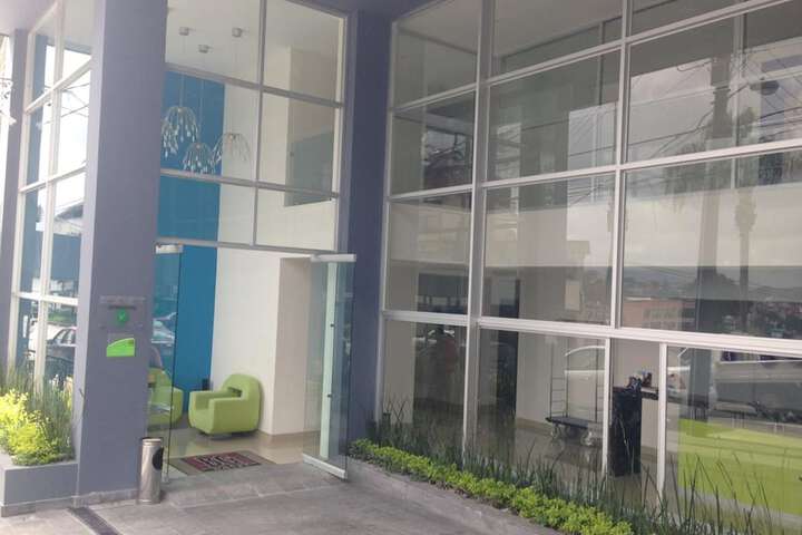 Interior entrance