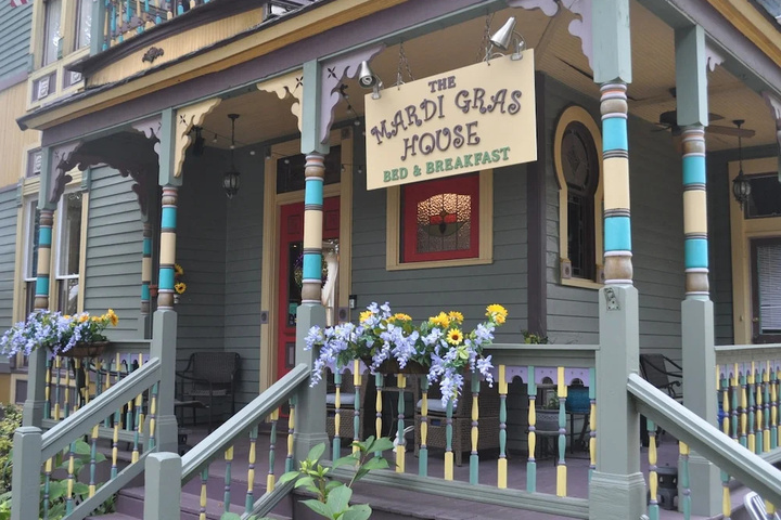 Exterior of The Mardi Gras House
