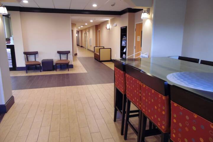 Lobby sitting area