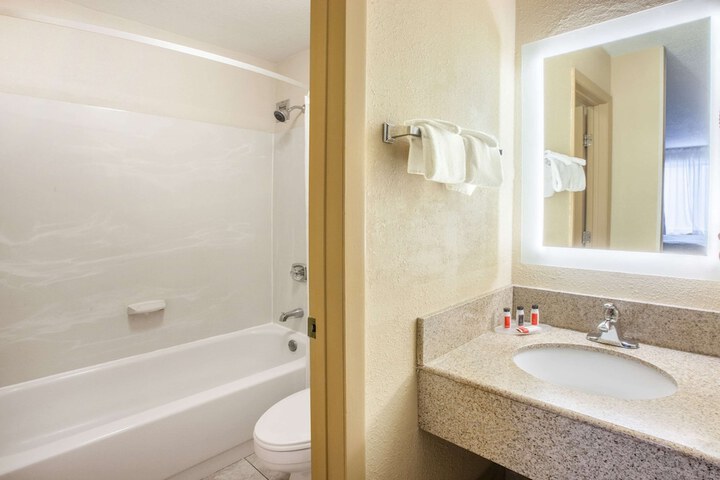 1 King Bed Accessible Room Bathtub with Grab Bars (2 of 13)