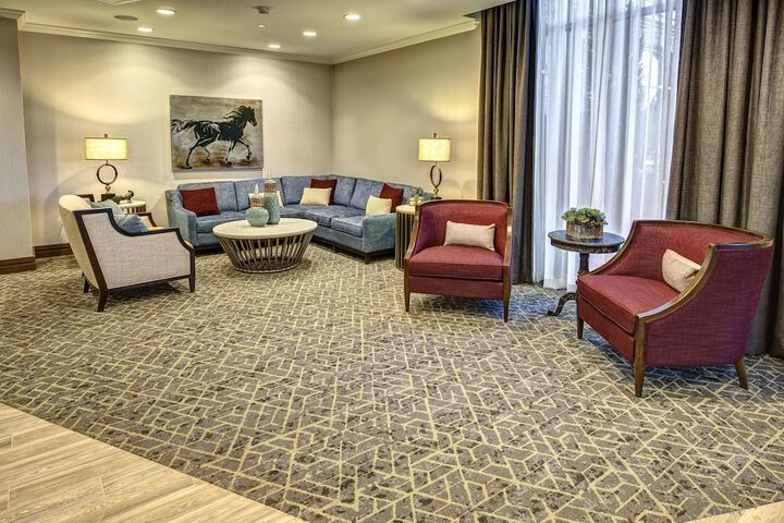 Lobby sitting area