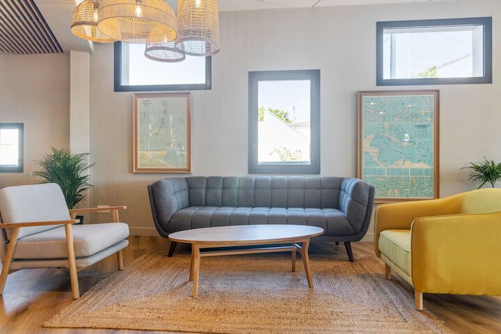 Lobby sitting area