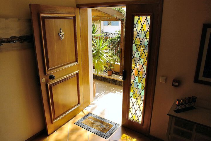 Interior entrance