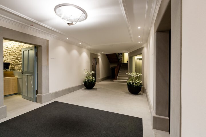 Interior entrance