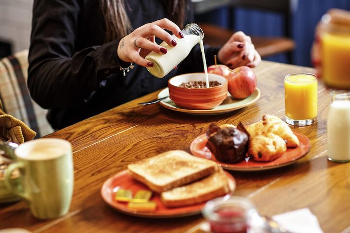 Breakfast area