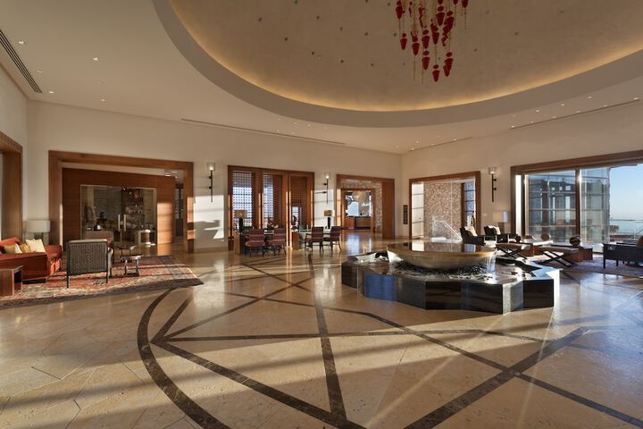 Interior entrance