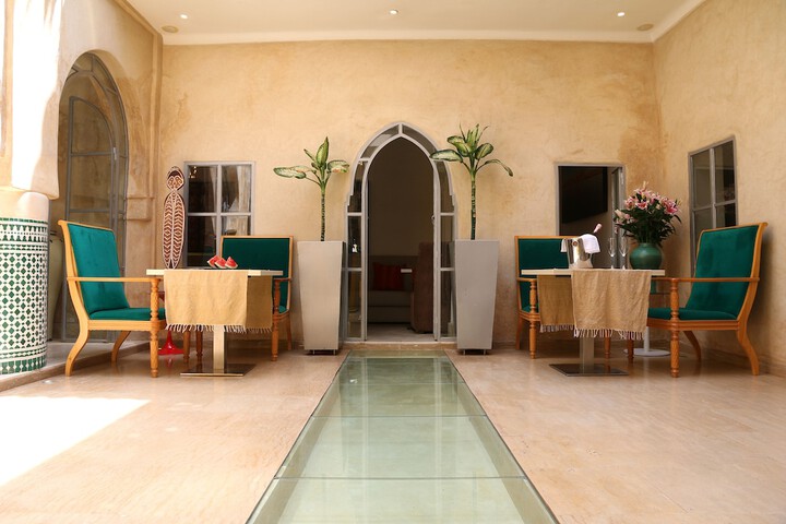 Interior entrance