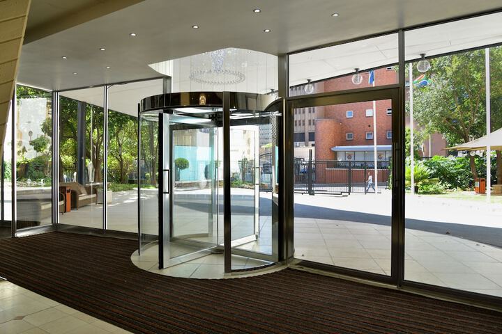 Interior entrance