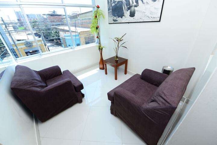Lobby sitting area