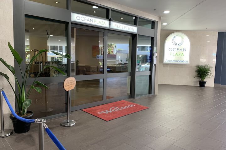 Interior entrance