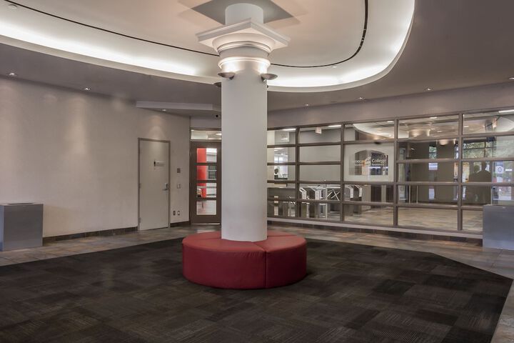 Interior entrance