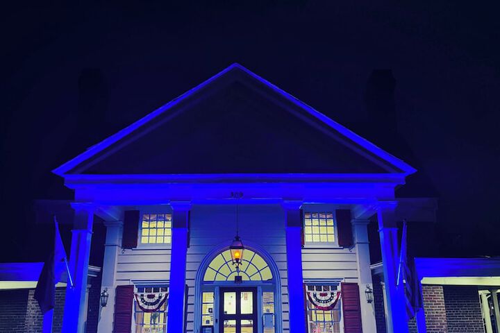 Front of property - evening/night