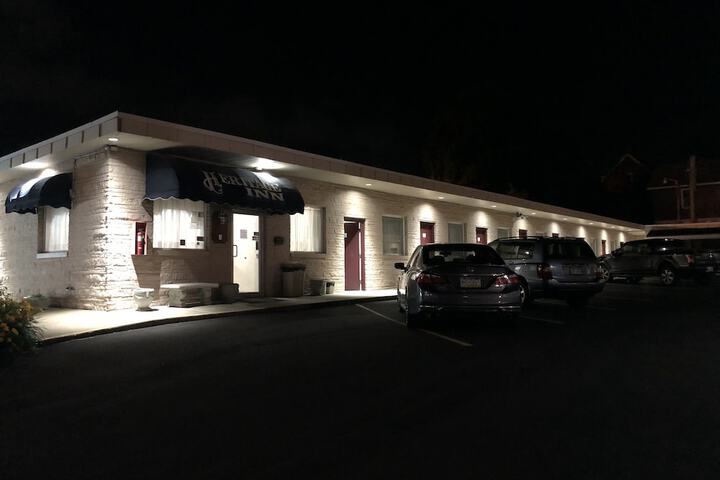 Front of property - evening/night