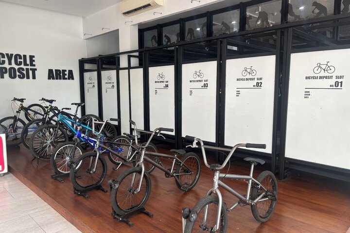 The VELOS hotel and BMX Pump Track
