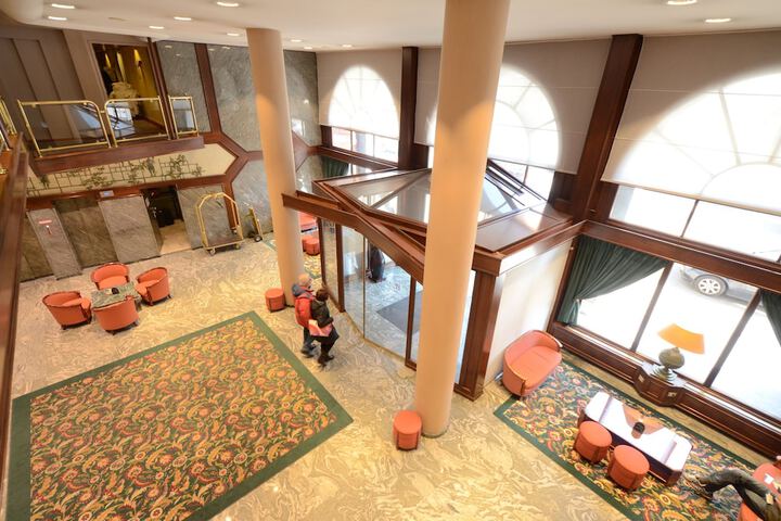 Interior entrance