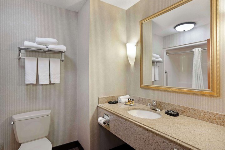 1 King Accessible Comm Assist Roll in Shower Microwave, Refrigerator WiFi Full Breakfast (16 of 16)
