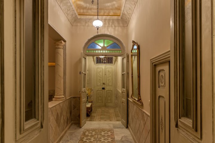 Interior entrance