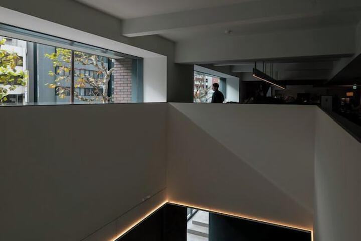 Interior entrance