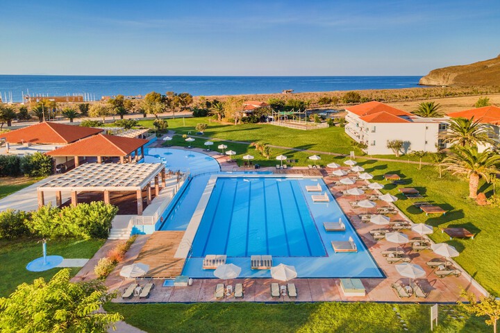 Exterior of Aeolian Village Beach Resort