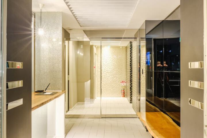 Interior entrance