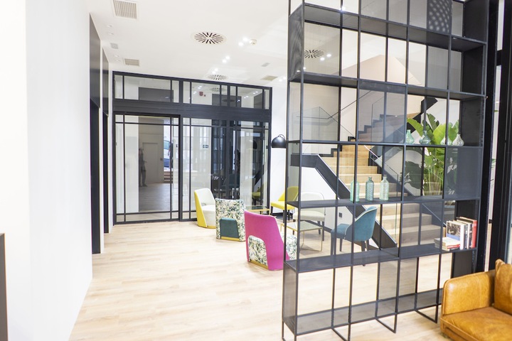 Interior entrance