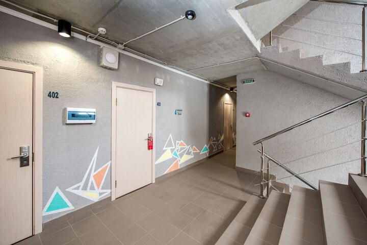 Interior entrance