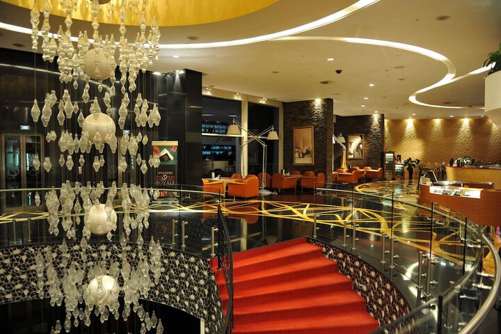 Interior entrance