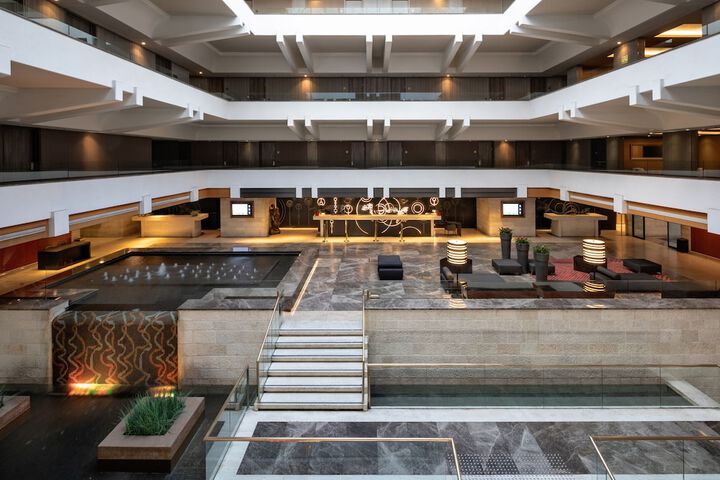 Interior entrance