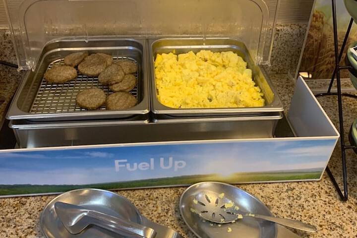Breakfast buffet
