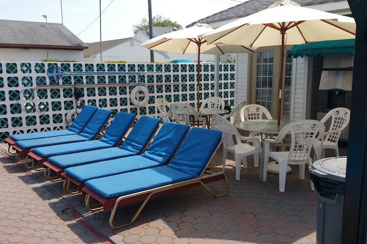 Swimming pool at The Amethyst Beach Motel