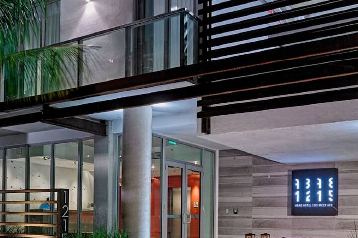 Interior entrance