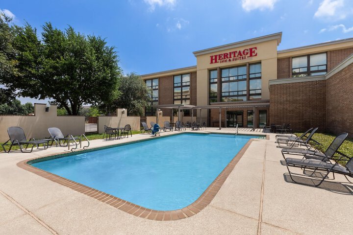Exterior of Heritage Inn & Suites San Antonio Airport Trademark Wyndham