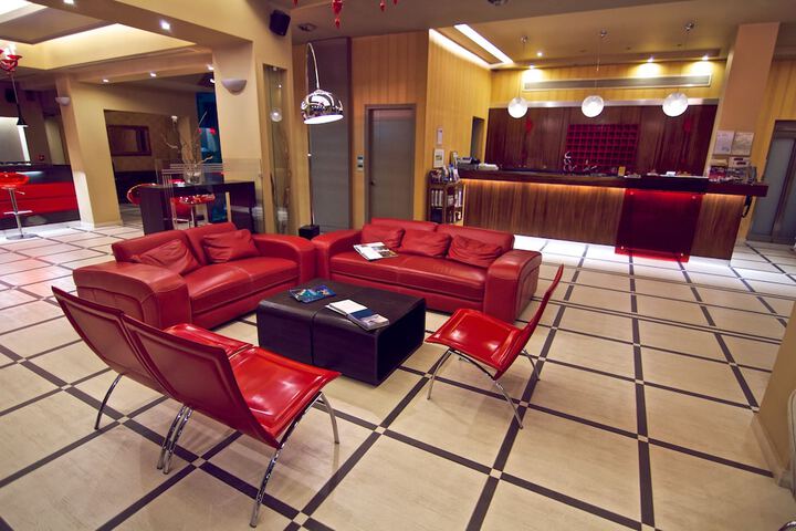 Lobby sitting area