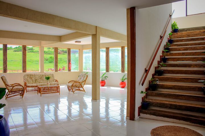 Interior entrance